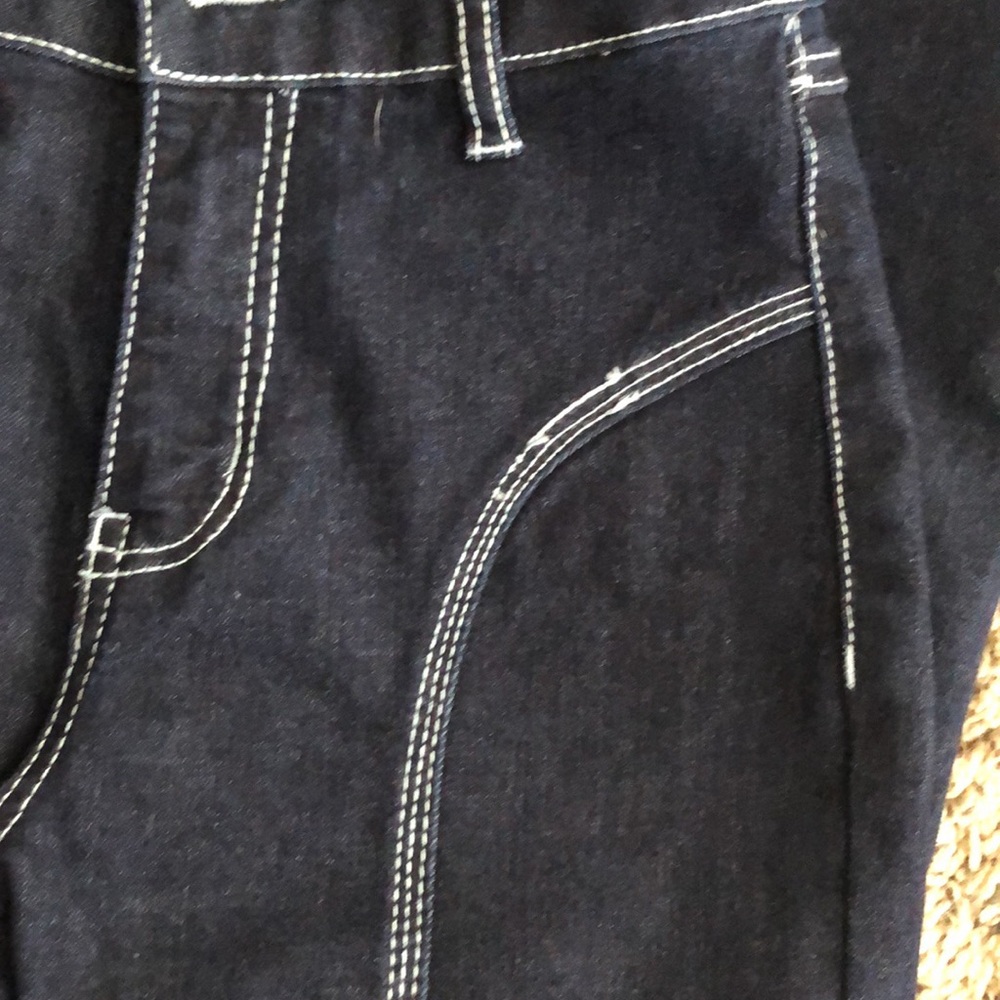 Fashion Nova Jeans Finer Things Stretch Flare Blue SZ 0 NWT - Picture 8 of 9